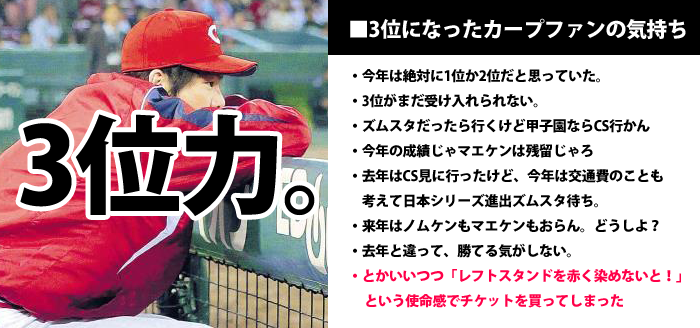 3位力_カープあるある