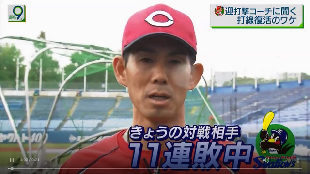 ヤクルト石井琢朗_カープ迎祐一郎_運気を吸い取る_01
