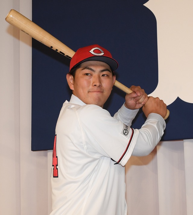 カープ育成ドラ2佐藤、今日も元気に2安打3出塁！10試合連続安打で打率.442 出塁率.547に上昇