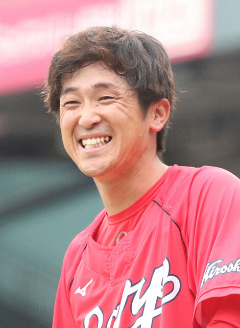 カープ上本崇司、ノーノー阻止打
