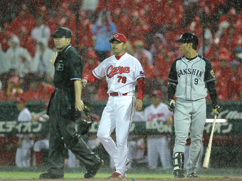 緒方監督雨天コールド2