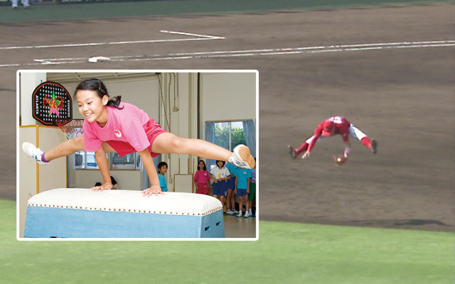 菊池涼介_ジャンプ力