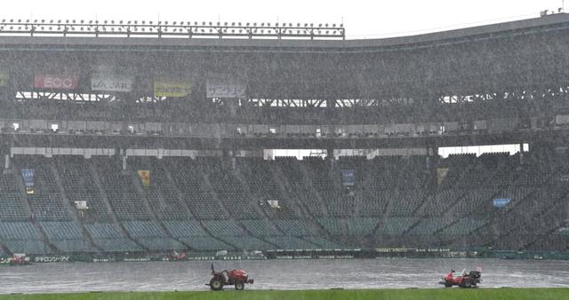 カープ阪神戦は雨天中止。←早くも今季4度目の試合中止で9月の日程がヤバい？