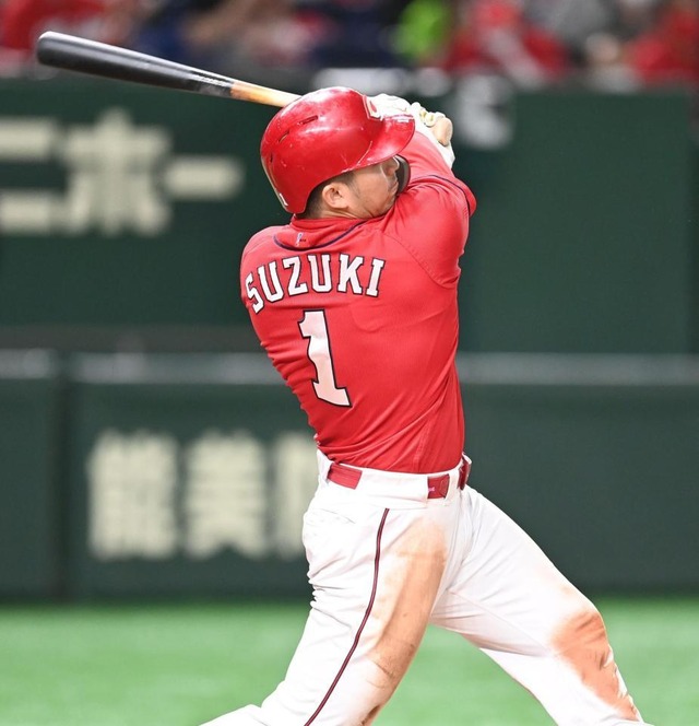 カープ鈴木誠也、怒りの20号ホームラン