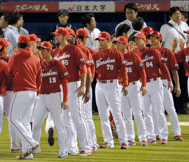 広島カープ胴上げ阻止