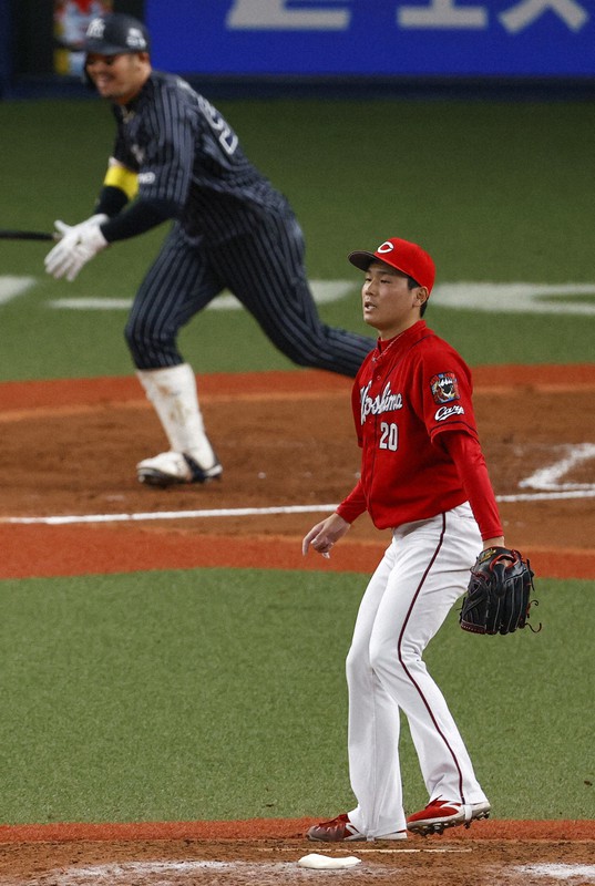 カープ栗林9回に追い付いた事が今までになかったので準備不足