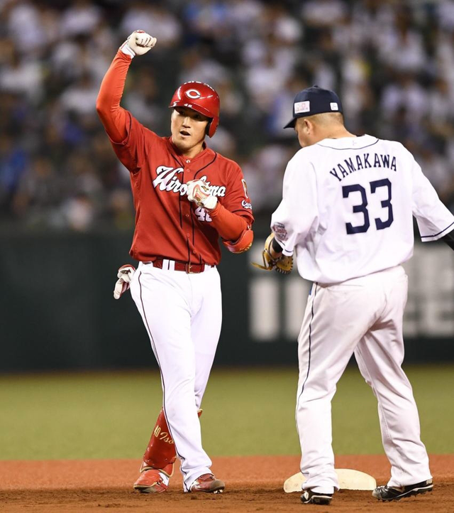 カープ磯村嘉孝強打者代打適性