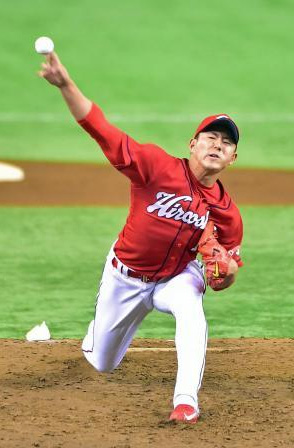 福井優也6勝目