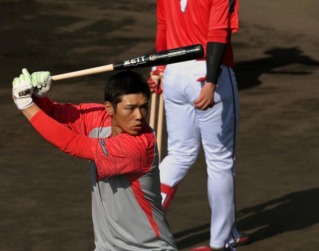 カープ中村奨成、野球一筋で禁酒貫く！「1軍に生き残りたい」