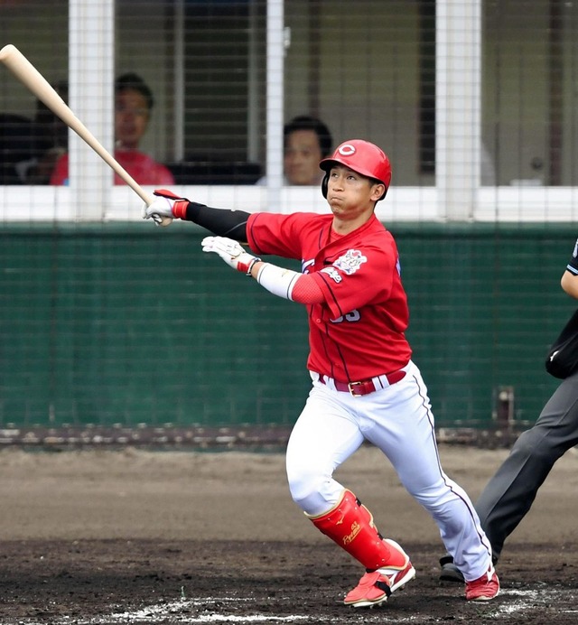 西川龍馬ホームラン