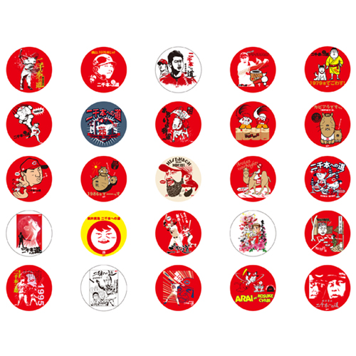 記念缶バッチセット(25個入)