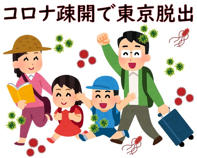 東京から実家にコロナ疎開_危険