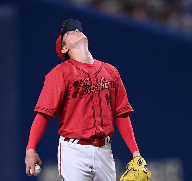 カープ今季ワースト5連敗。小園3号2ラン！森下7回3失点QSも初回乱調。終盤追い上げも1点届かず惜敗【広島2-3中日/試合結果】