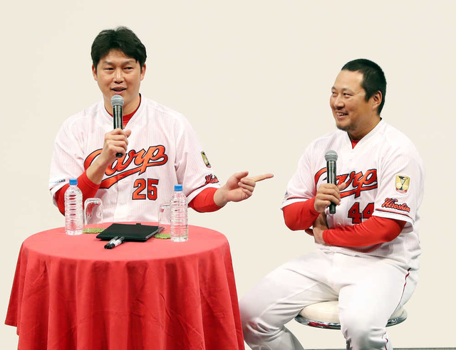 カープ新井松山ガス展トークショー
