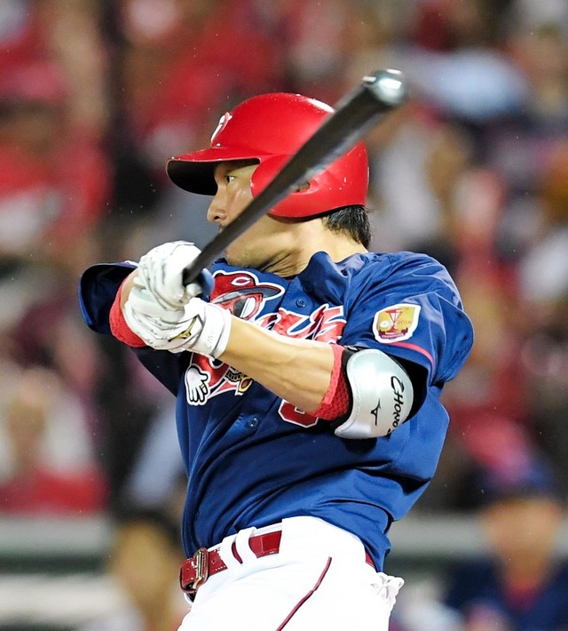 カープ長野久義_夏男_本領発揮