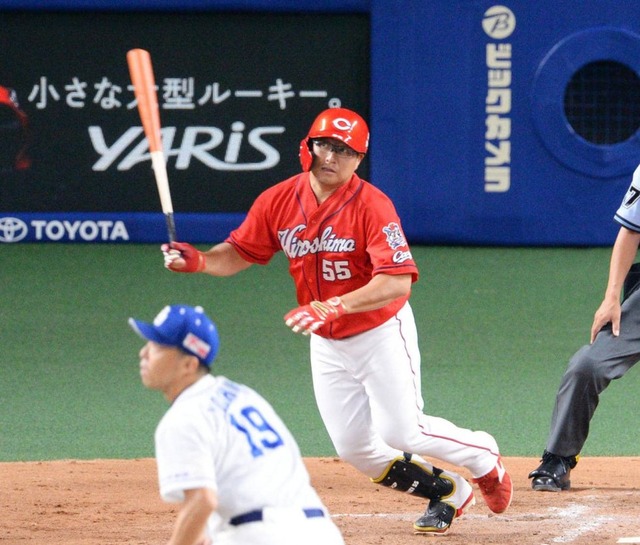 松山竜平1軍復帰