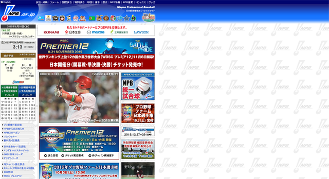 NPBホームページ右スカ