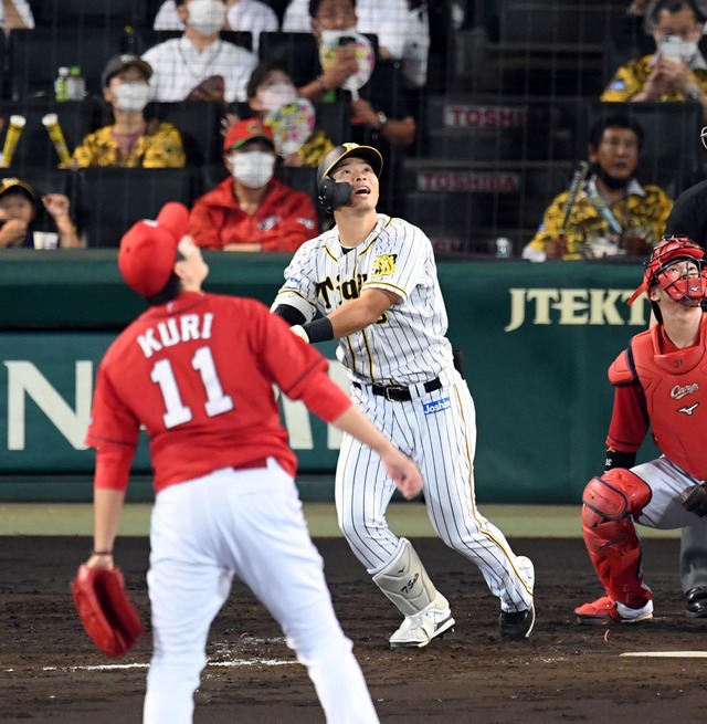 カープ黒田博樹の無安打記録阪神佐藤輝明に抜かれそう