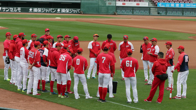 カープ遠征先で外出禁止