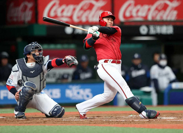 カープ田村1号2ラン！内田猛打賞＆先制V打！斉藤3回0封！杉原＆小林2回0封！赤塚＆益田1回0封で完封リレー！フェニックスリーグ初勝利！【広島3-0サムスン/試合結果】