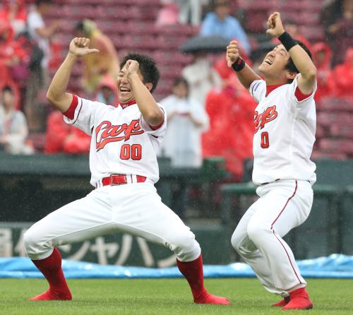 上本崇司雨天パフォーマンス