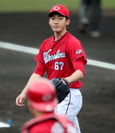 カープ中村祐太_オリックス練習試合_01
