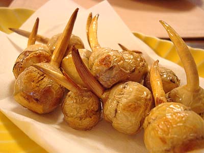 福山_くわい_揚げ物