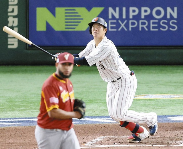 侍J坂倉1号!牧満塁HR!小園2安打4出塁!