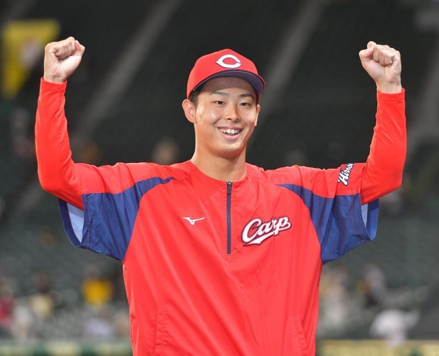 カープ玉村が4勝目「負けられない試合ですごく緊張」