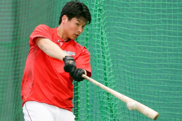 カープ木下元秀2軍で7号3ランホームラン