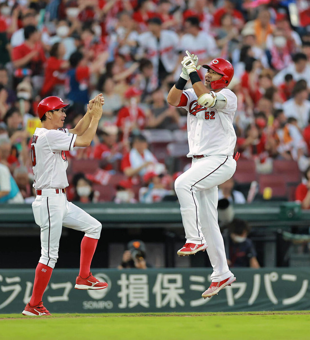 カープ末包昇大、4号ホームラン！2試合連続弾で打撃開眼の兆し！！