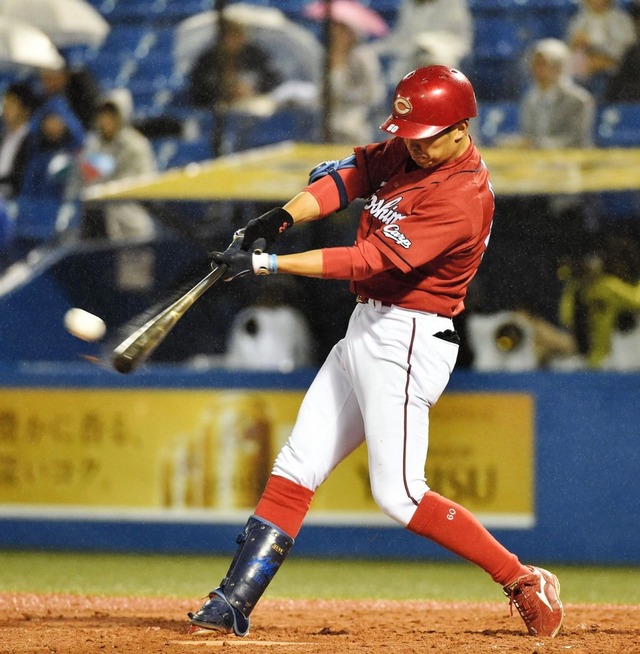 カープ安部3年ぶりのホームラン