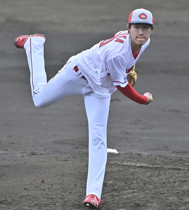 カープ日高6回1安打1失点2軍オリックス戦