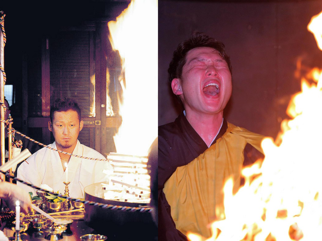 新井貴浩_中田翔_護摩行