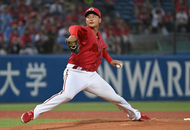 カープ森翔平、ヤクルト北村にプロの洗礼グランドスラム。