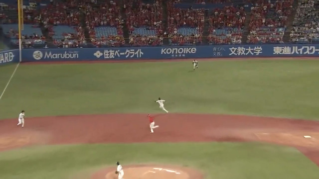 カープファンビジター席に謎の模様神宮球場の特殊事情を推察