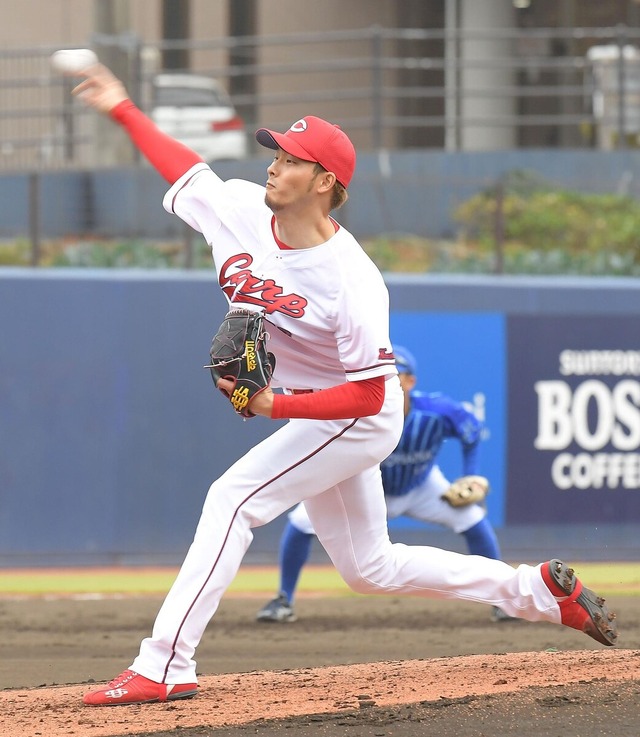 カープ戦力外の薮田和樹がトライアウト参加！阪神高山俊から空三振！協力の同僚へ「感謝しかない」