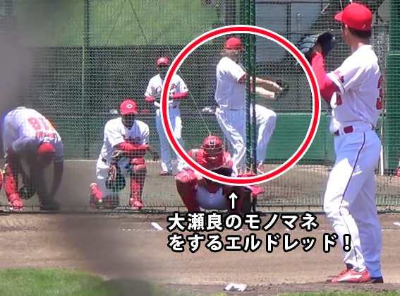 エルドレッド大瀬良モノマネ