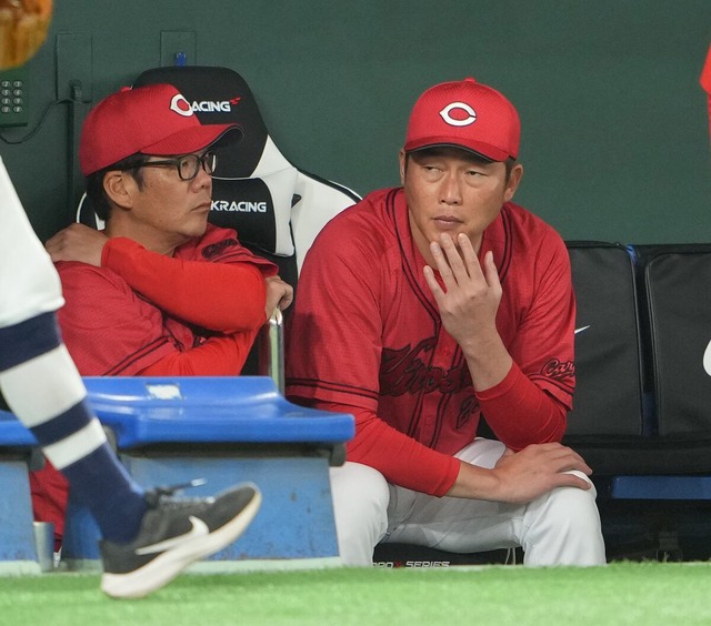 カープ『1試合平均2.2得点』超貧打線に新井監督「我慢」