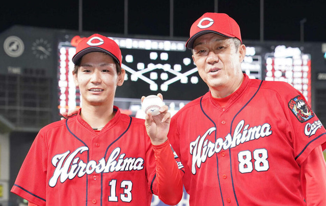 カープ森浦プロ初勝利