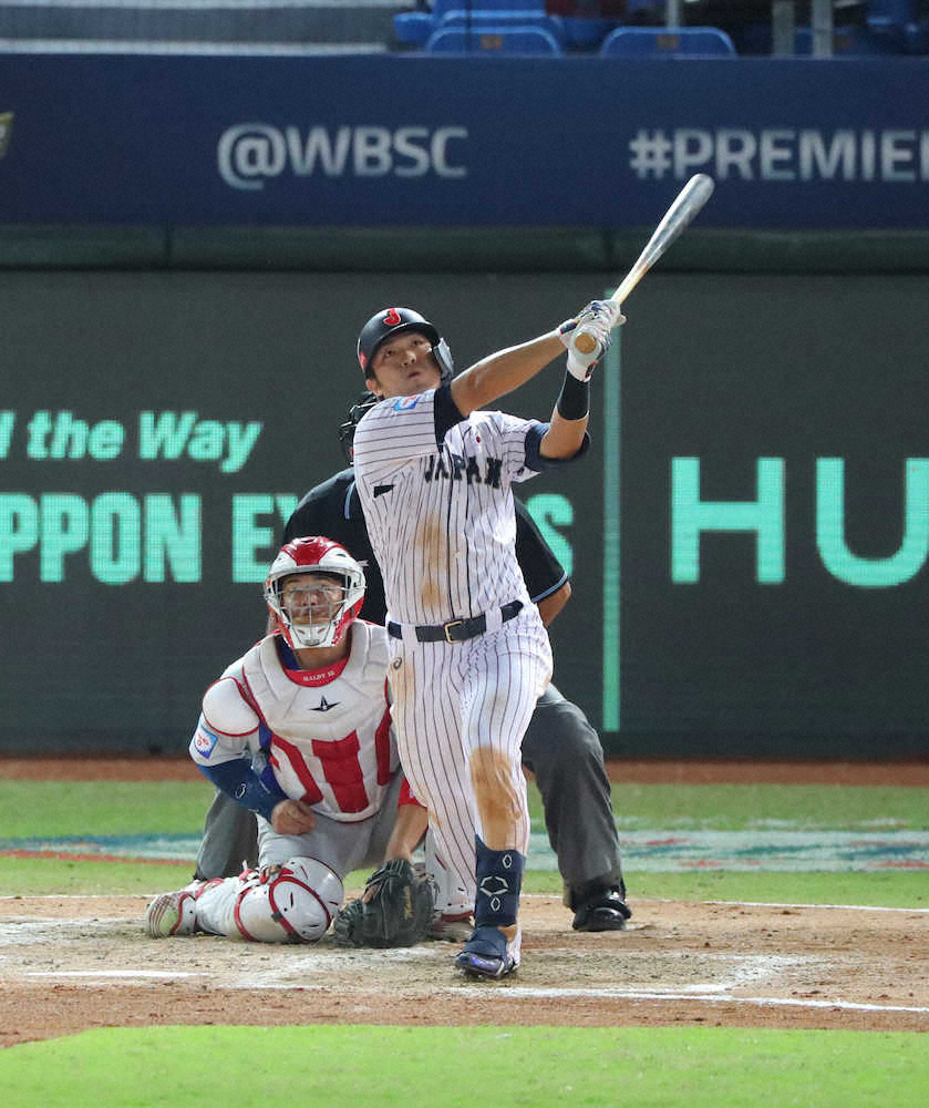 侍ジャパン鈴木誠也1号3ランホームラン 起点は菊池涼介の内野安打 プレミア12 広島東洋カープアンテナ