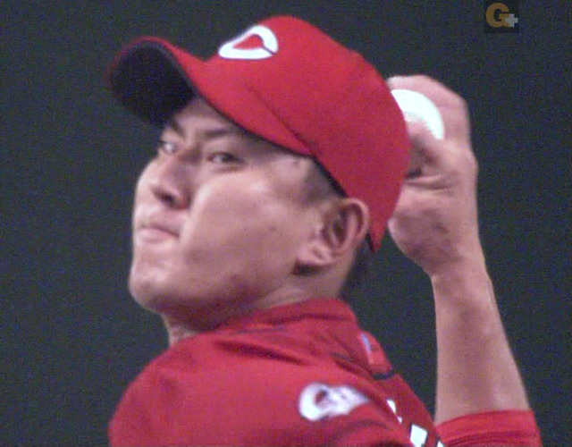 福井優也_投球時_表情