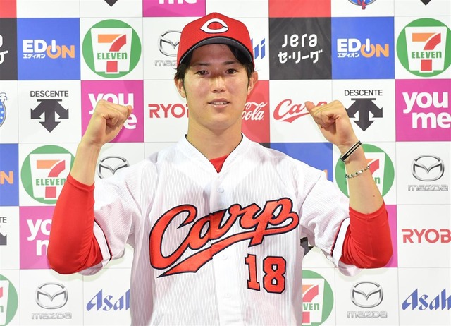 森下暢仁_高津監督に褒められる