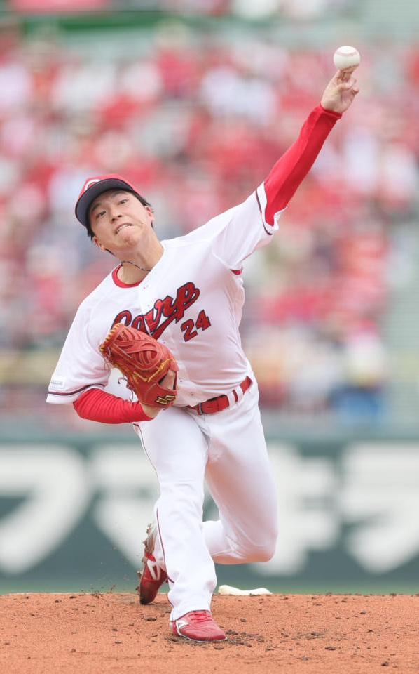 カープ黒原拓未5回3安打1失点!危険球退場の影響なし
