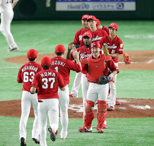広島カープ巨人戦5年連続勝ち越し