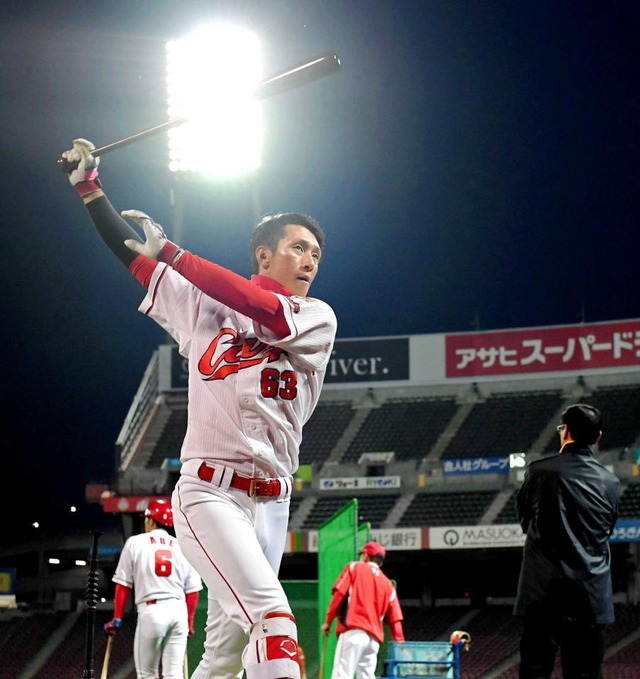 カープ西川龍馬ボール球スイング率