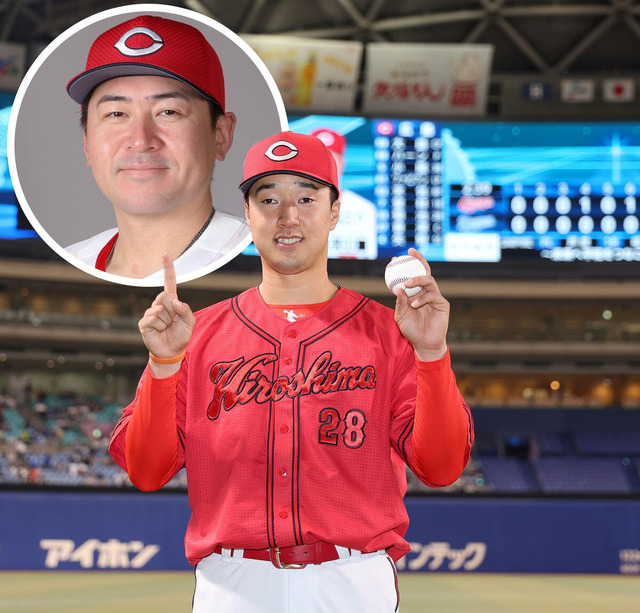 カープ會澤翼がドラ2柳之介の初勝利を好リード