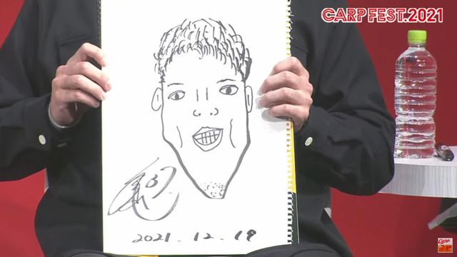 野間が描いた磯村