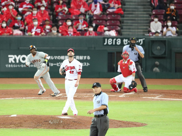 カープ會澤×Kジョンソンのバッテリー開幕4戦連続で勝ち星なし