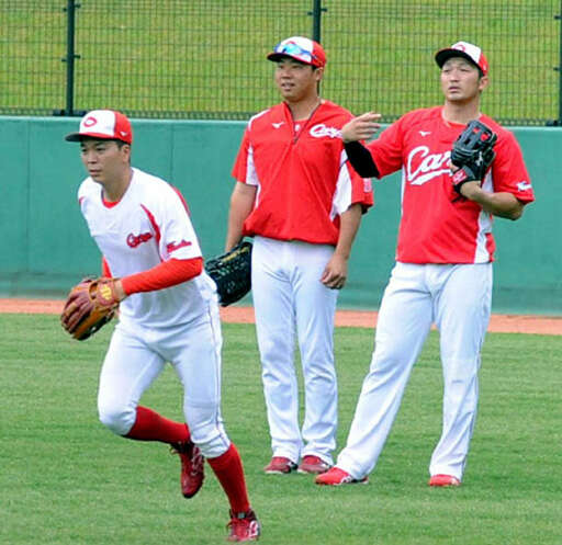 カープ大盛、2軍に合流 小園は1軍見通し